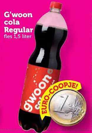 G'woon cola Regular fles 1,5 liter
