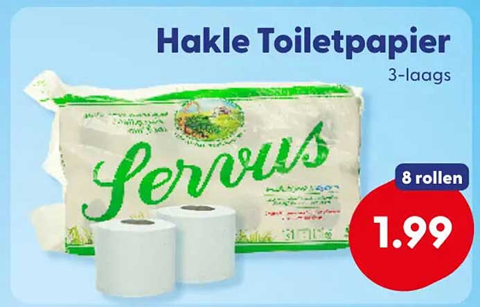 Hakle Toiletpapier 3-laags 8 rollen