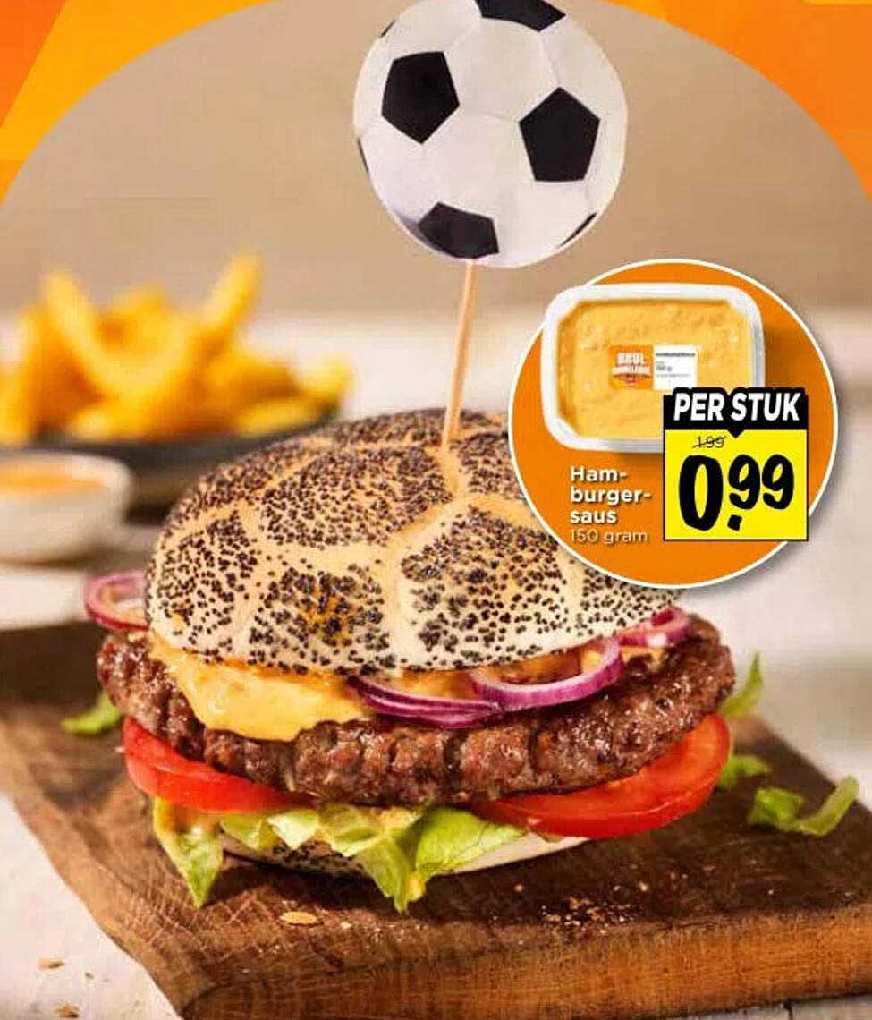 Hamburger-saus 150 gram PER STUK