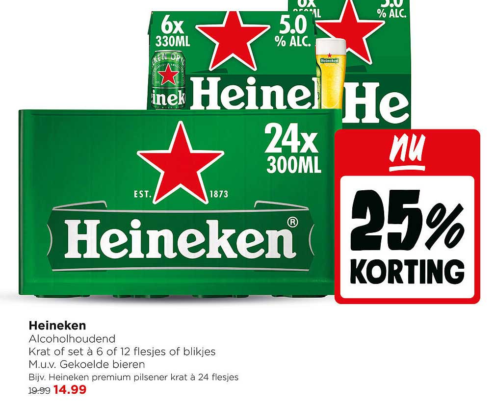 Heineken 25% KORTING