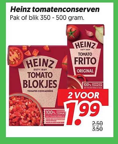 Heinz tomatenconserven