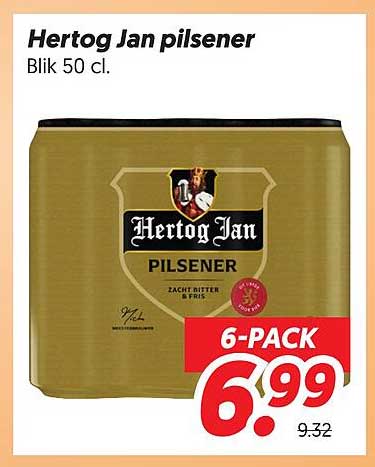 Hertog Jan pilsener Blik 50 cl.