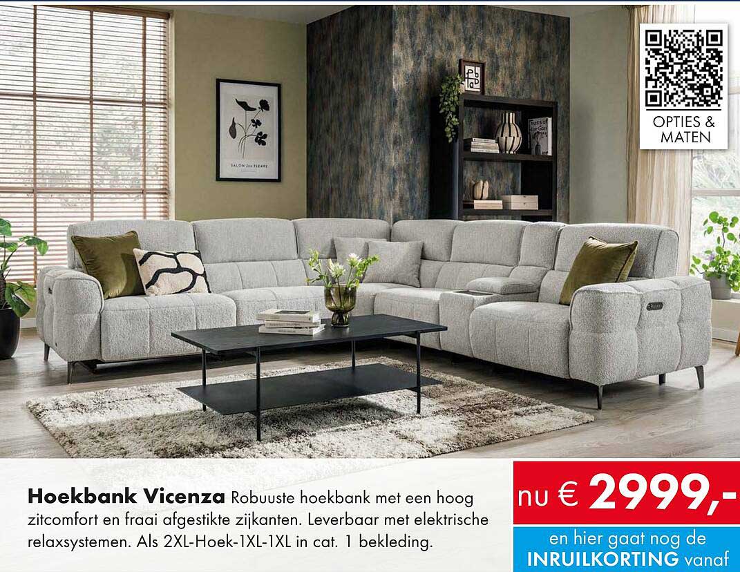 Hoekbank Vicenza
