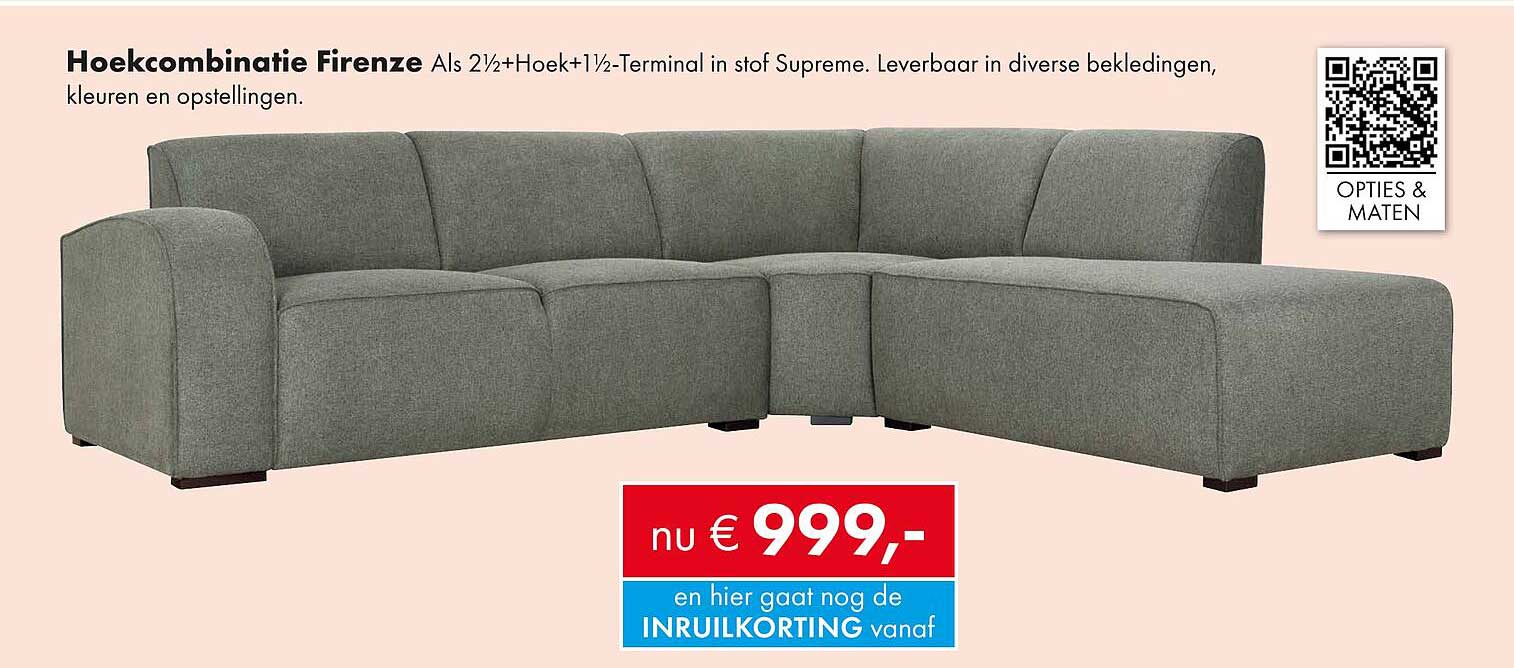 Hoekcombinatie Firenze