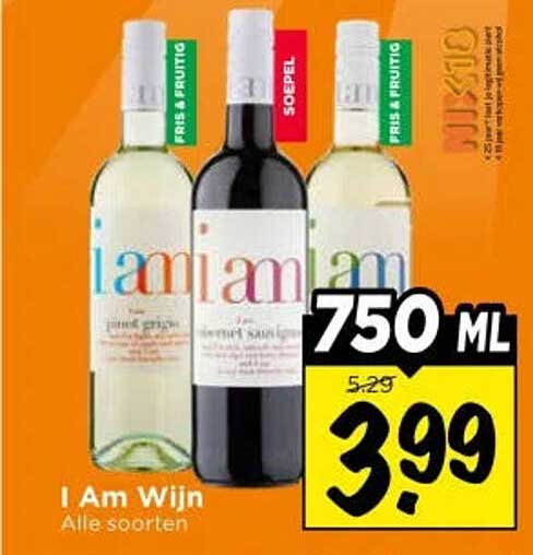 I Am Wijn Alle soorten