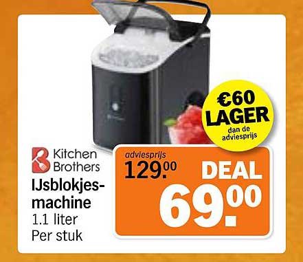IJsblokjes-machine 1.1 liter Per stuk