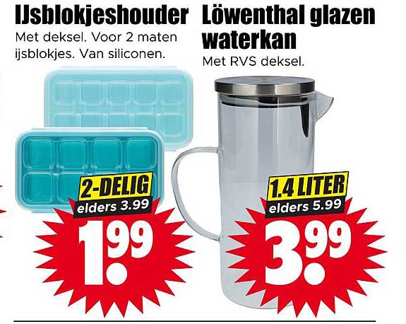 IJsblokjeshouder 2-delig