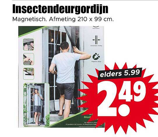 Insectendeur gordijn