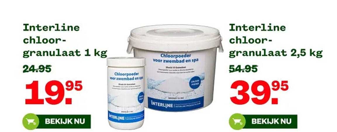 Interline chloorgranulaat 1 kg