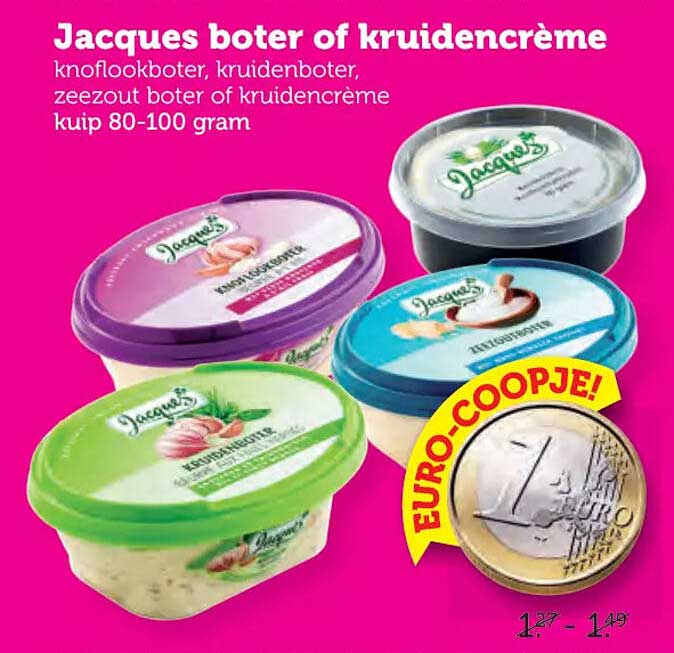Jacques boter of kruidencrème