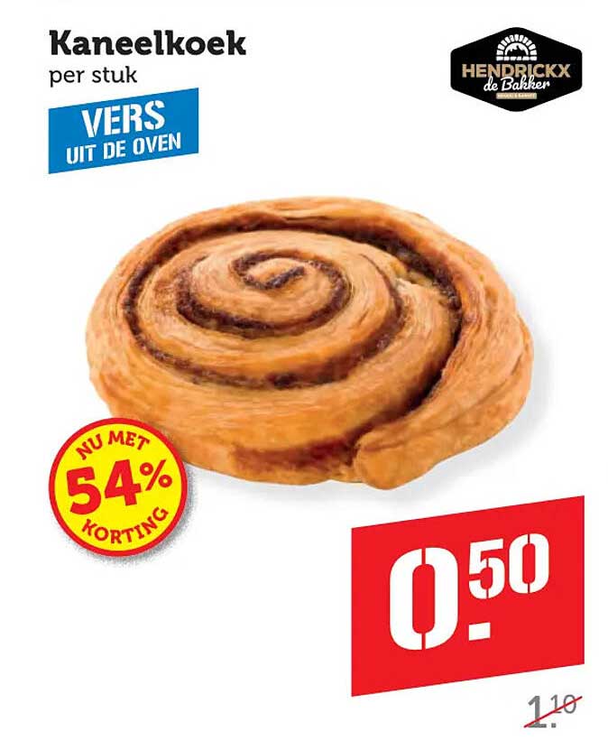 Kaneelkoek per stuk