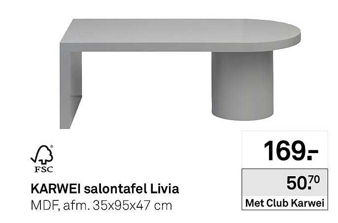 KARWEI salontafel Livia