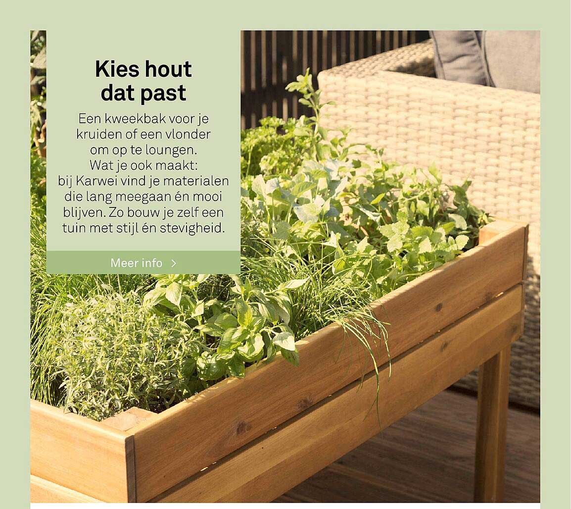 Kies hout dat past