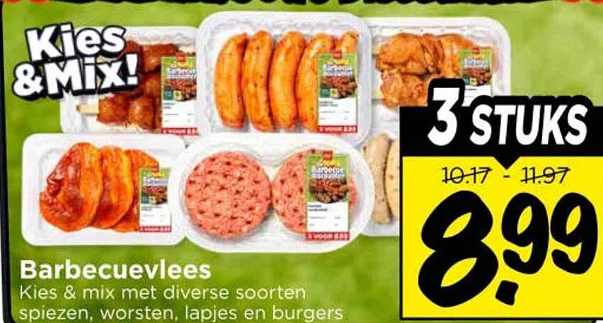 Kies & Mix! Barbecuevlees