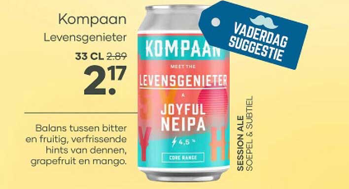 Kompaan Levensgenieter Vaderdag Suggestie