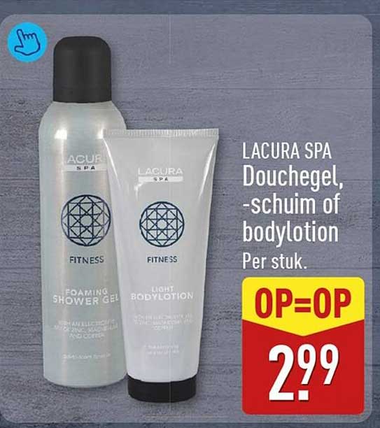 Lacura Spa Douchegel, -schuim of bodylotion OP=OP