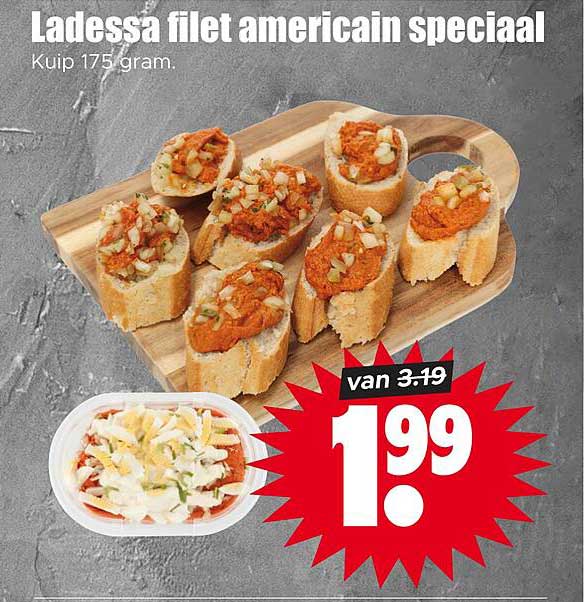 Ladessa filet americain speciaal Kuip 175 gram