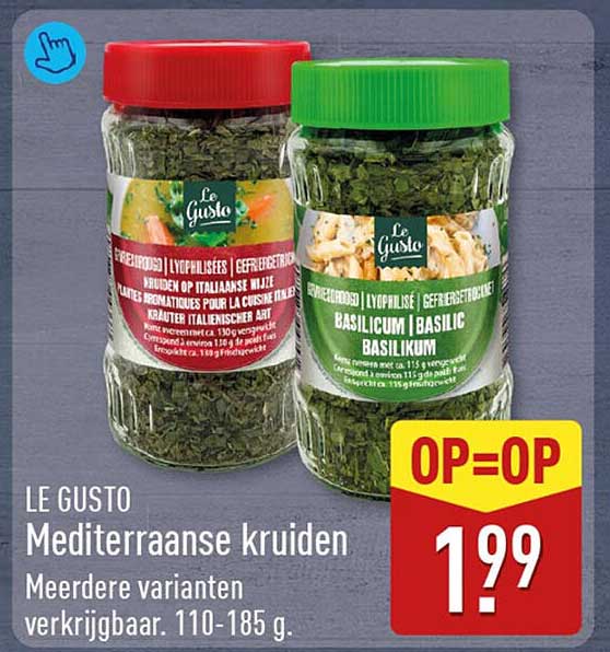 LE GUSTO Mediterraanse kruiden
