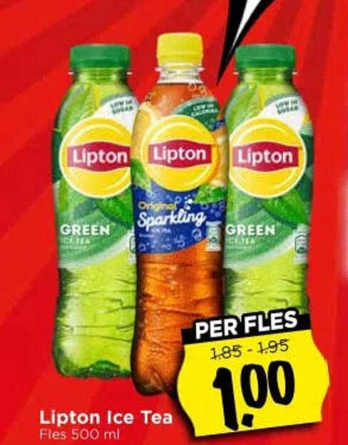 Lipton Ice Tea Fles 500 ml PER FLES