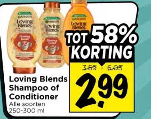 Loving Blends Shampoo of Conditioner TOT 58% KORTING