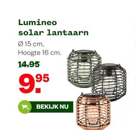 Lumineo solar lantaarn