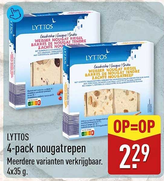 LYTTOS 4-pack nougatrepen