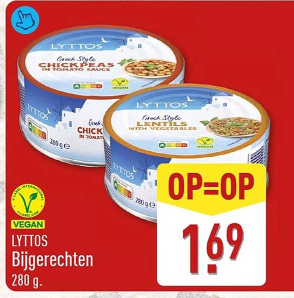 LYTTOS Bijgerechten 280 g. OP=OP