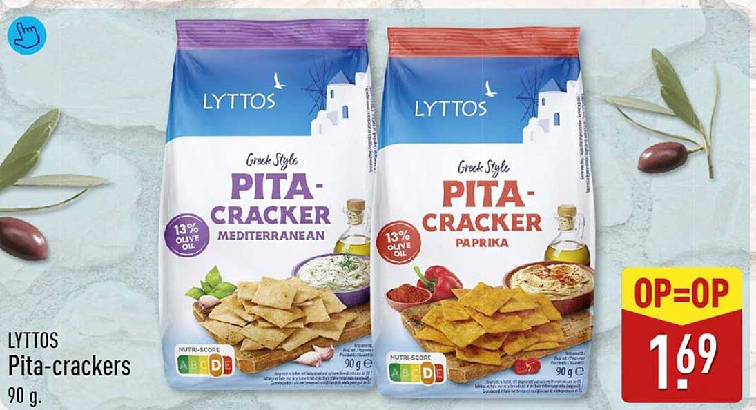 LYTTOS Pita-crackers 90 g.