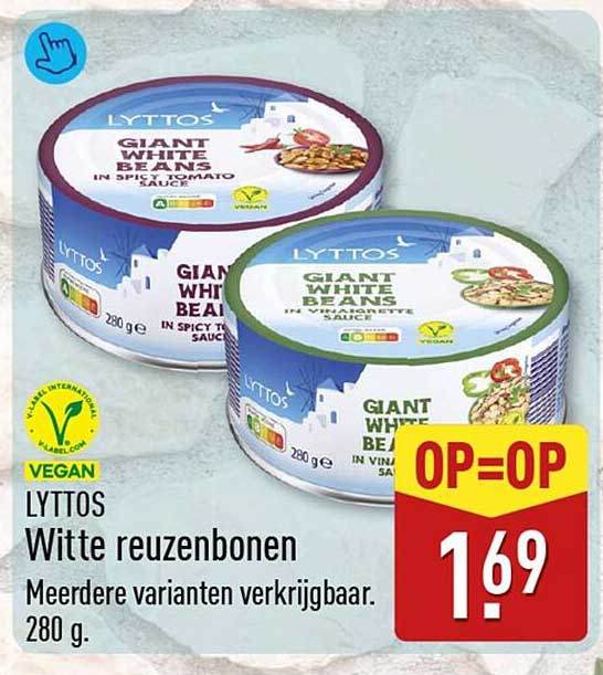 LYTTOS Witte reuzenbonen Meerdere varianten verkrijgbaar. 280 g. OP=OP