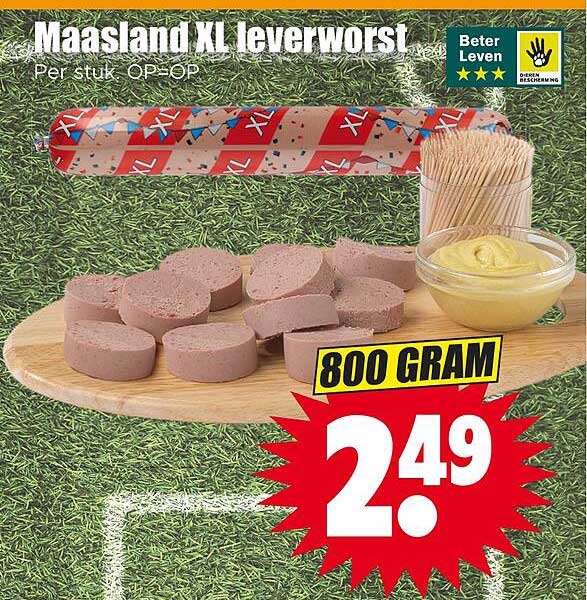 Maasland XL leverworst