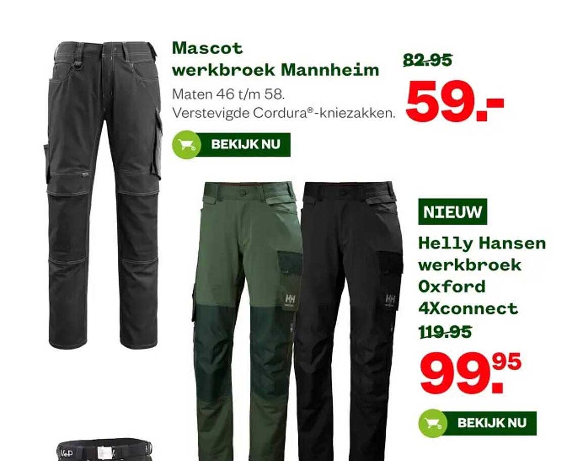 Mascot werkbroek Mannheim
