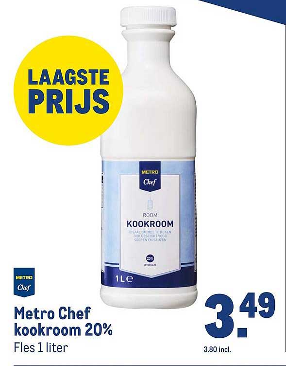 Metro Chef kookroom 20%