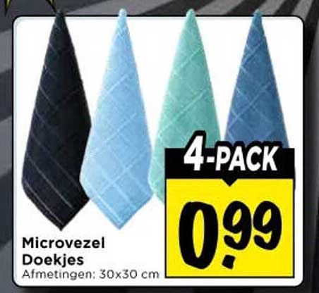 Microvezel Doekjes 4-PACK