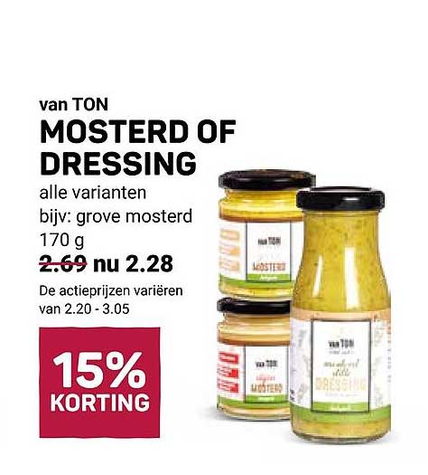 MOSTERD OF DRESSING