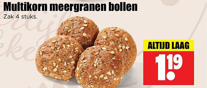 Multikorn meergranen bollen
