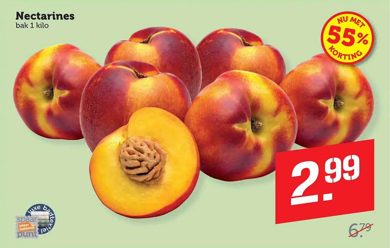 Nectarines bak 1 kilo