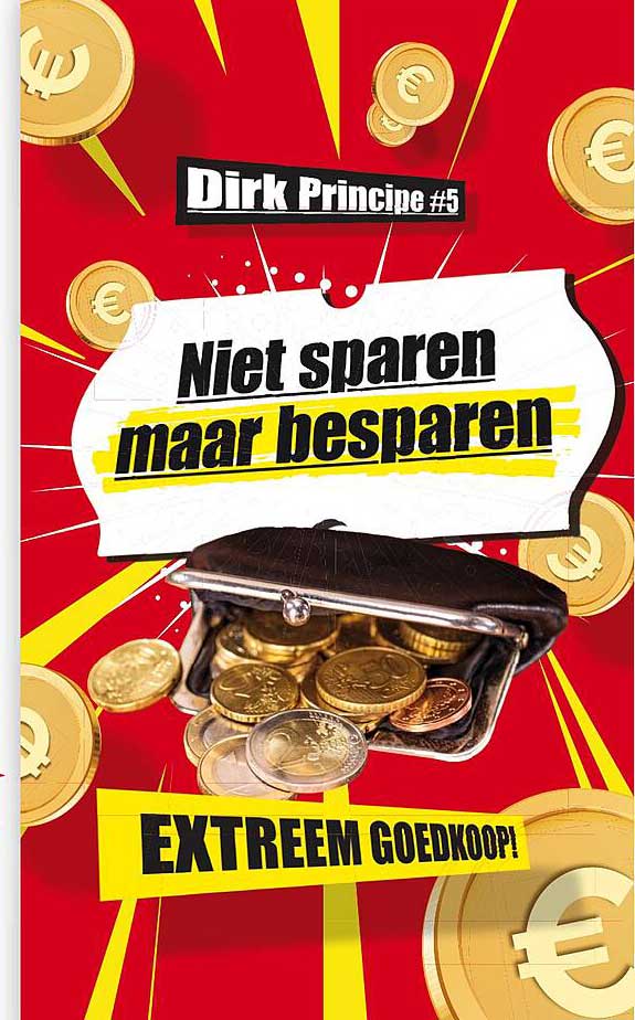 Niet sparen maar besparen