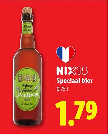 NIX18 Speciaal bier 0,75 l