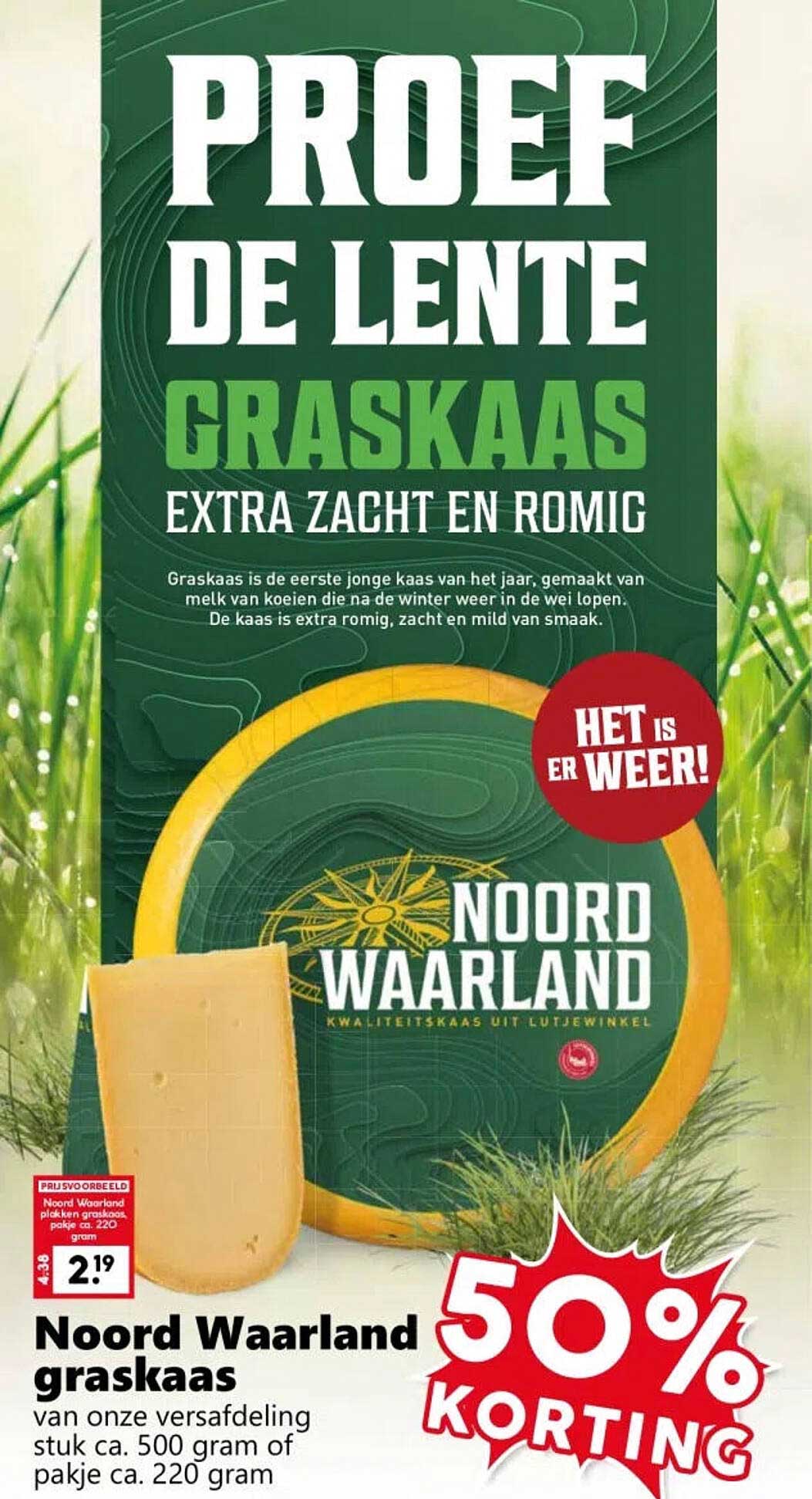 Noord Waarland graskaas 50% korting
