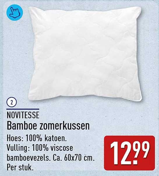 NOVITESSE Bamboe zomerkussen
