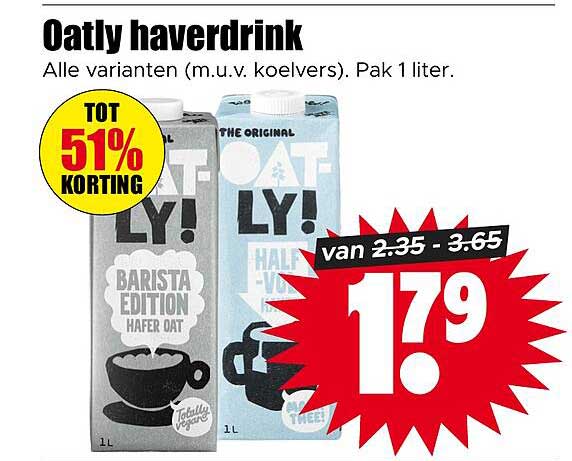 Oatly haveldrink