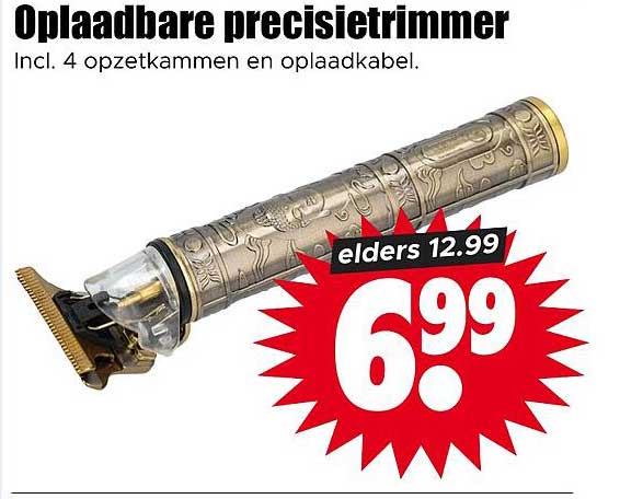 Oplaadbare precisietrimmer