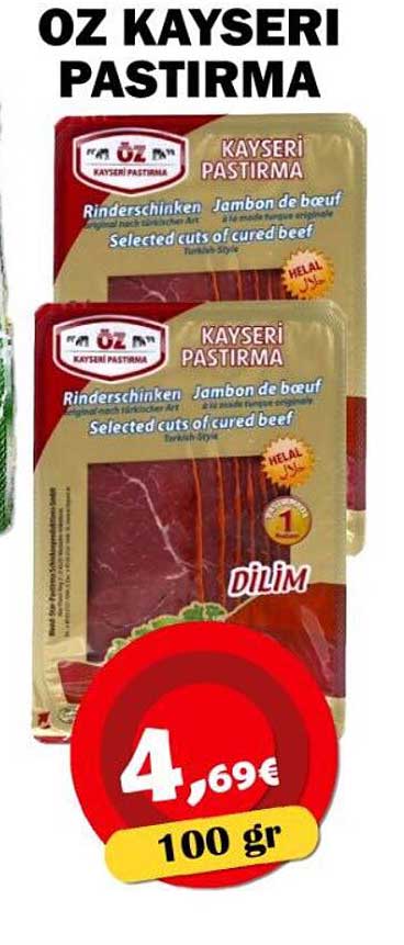 OZ KAYSERI PASTIRMA