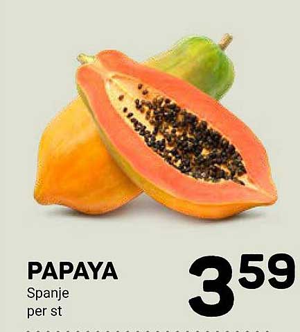 PAPAYA Spanje per st