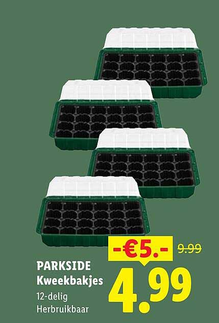 PARKSIDE Kweekbakjes 12-delig Herbruikbaar