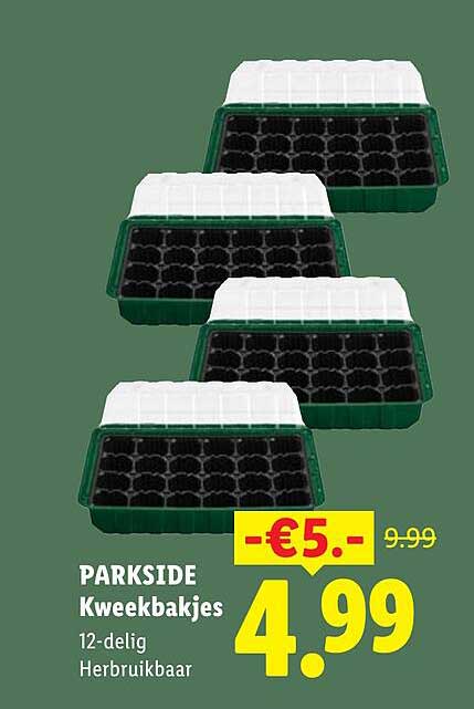 PARKSIDE Kweekbakjes 12-delig Herbruikbaar