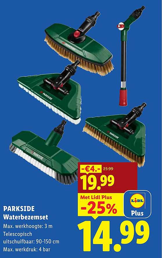 PARKSIDE Waterbezemset
