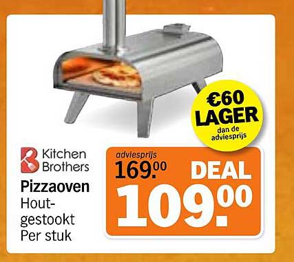 Pizzaoven Hout-gestookt Per stuk