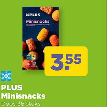 PLUS Minisnacks Doos 36 stuks