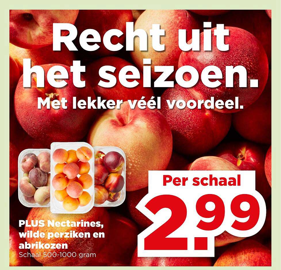 PLUS Nectarines, wilde perziken en abrikozen